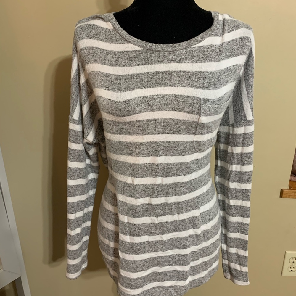 Striped lightweight sweater